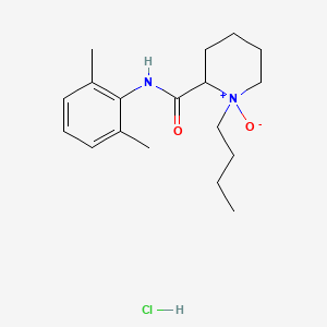 molecular formula C18H29ClN2O2 B586037 Bupivacaine N-Oxide Hydrochloride Salt CAS No. 1796927-05-3
