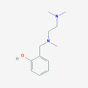 molecular formula C12H20N2O B5860386 2-{[[2-(dimethylamino)ethyl](methyl)amino]methyl}phenol 