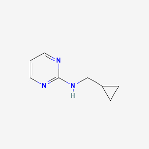 molecular formula C8H11N3 B586042 N-(cyclopropylmethyl)pyrimidin-2-amine CAS No. 151390-01-1