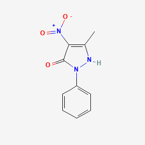 5-methyl-4-nitro-2-phenyl-1,2-dihydro-3H-pyrazol-3-one