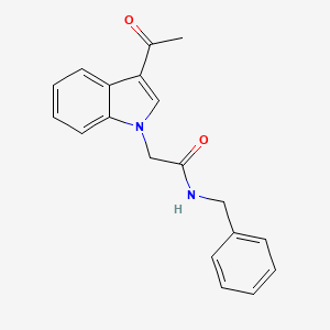 2-(3-acetyl-1H-indol-1-yl)-N-benzylacetamide
