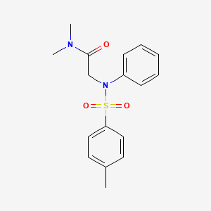 N~1~,N~1~-dimethyl-N~2~-[(4-methylphenyl)sulfonyl]-N~2~-phenylglycinamide