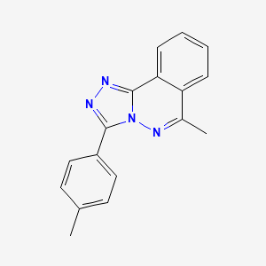 molecular formula C17H14N4 B5860483 6-methyl-3-(4-methylphenyl)[1,2,4]triazolo[3,4-a]phthalazine 