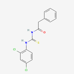 N-{[(2,4-dichlorophenyl)amino]carbonothioyl}-2-phenylacetamide
