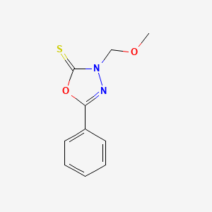 3-(methoxymethyl)-5-phenyl-1,3,4-oxadiazole-2(3H)-thione