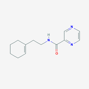 molecular formula C13H17N3O B5860514 N-[2-(1-cyclohexen-1-yl)ethyl]-2-pyrazinecarboxamide 