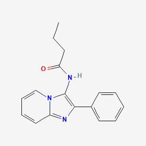 N-(2-phenylimidazo[1,2-a]pyridin-3-yl)butanamide