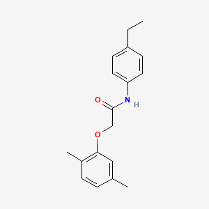 molecular formula C18H21NO2 B5860605 2-(2,5-dimethylphenoxy)-N-(4-ethylphenyl)acetamide 