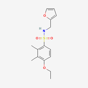 4-ethoxy-N-(2-furylmethyl)-2,3-dimethylbenzenesulfonamide