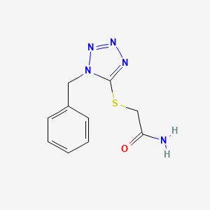 2-[(1-benzyl-1H-tetrazol-5-yl)thio]acetamide