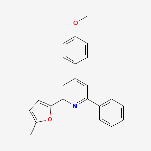 4-(4-methoxyphenyl)-2-(5-methyl-2-furyl)-6-phenylpyridine