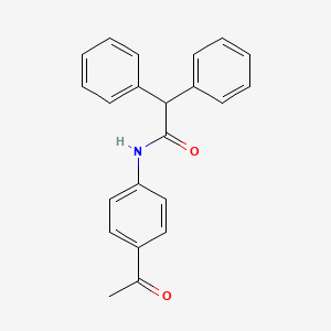 N-(4-acetylphenyl)-2,2-diphenylacetamide