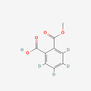 molecular formula C9H8O4 B586070 单甲基邻苯二甲酸酯-d4 CAS No. 1276197-40-0