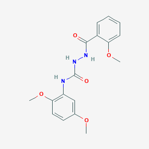 N-(2,5-dimethoxyphenyl)-2-(2-methoxybenzoyl)hydrazinecarboxamide