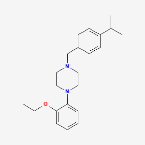 1-(2-ethoxyphenyl)-4-(4-isopropylbenzyl)piperazine