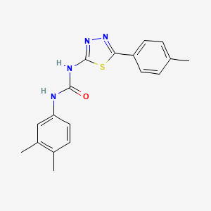 N-(3,4-dimethylphenyl)-N'-[5-(4-methylphenyl)-1,3,4-thiadiazol-2-yl]urea