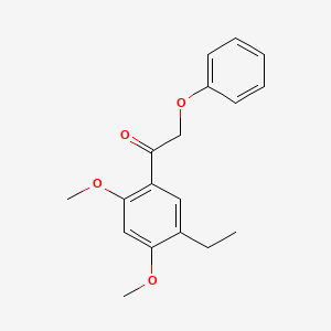 1-(5-ethyl-2,4-dimethoxyphenyl)-2-phenoxyethanone