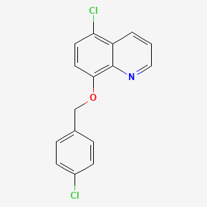 molecular formula C16H11Cl2NO B5860815 5-chloro-8-[(4-chlorobenzyl)oxy]quinoline 