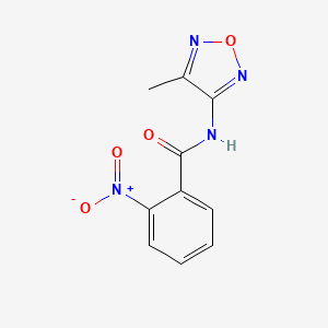 N-(4-methyl-1,2,5-oxadiazol-3-yl)-2-nitrobenzamide