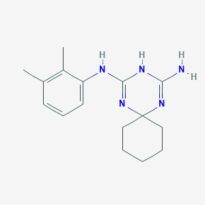 molecular formula C16H23N5 B5860864 N-(2,3-dimethylphenyl)-1,3,5-triazaspiro[5.5]undeca-1,4-diene-2,4-diamine 