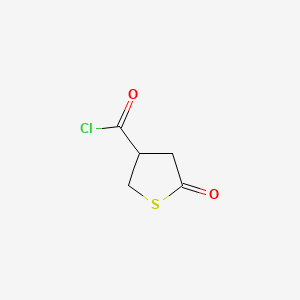 molecular formula C5H5ClO2S B586087 5-Oxothiolane-3-carbonyl chloride CAS No. 140914-51-8
