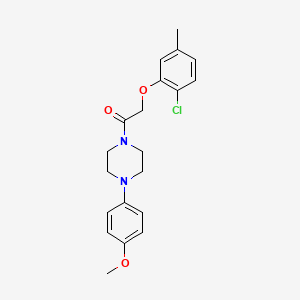 1-[(2-chloro-5-methylphenoxy)acetyl]-4-(4-methoxyphenyl)piperazine