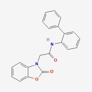 N-2-biphenylyl-2-(2-oxo-1,3-benzoxazol-3(2H)-yl)acetamide