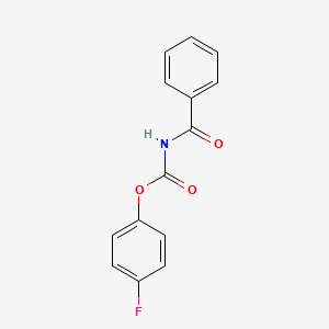 molecular formula C14H10FNO3 B5860906 4-fluorophenyl benzoylcarbamate 