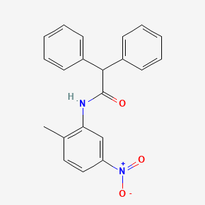N-(2-methyl-5-nitrophenyl)-2,2-diphenylacetamide