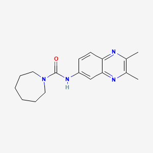 N-(2,3-dimethyl-6-quinoxalinyl)-1-azepanecarboxamide