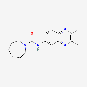 molecular formula C17H22N4O B5860926 N-(2,3-dimethyl-6-quinoxalinyl)-1-azepanecarboxamide 