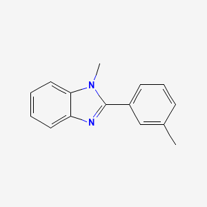 molecular formula C15H14N2 B5860930 1-methyl-2-(3-methylphenyl)-1H-benzimidazole 