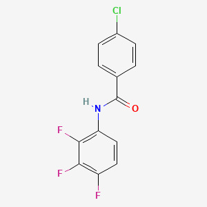 4-chloro-N-(2,3,4-trifluorophenyl)benzamide