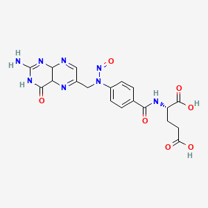 (2S)-2-[[4-[(2-Amino-4-oxo-4a,8a-dihydro-3H-pteridin-6-yl)methyl-nitrosoamino]benzoyl]amino]pentanedioic acid