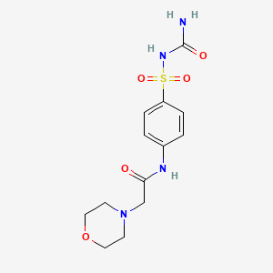 N-(4-{[(aminocarbonyl)amino]sulfonyl}phenyl)-2-(4-morpholinyl)acetamide