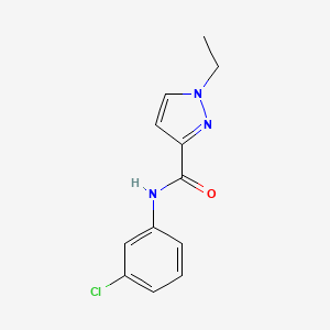 N-(3-chlorophenyl)-1-ethyl-1H-pyrazole-3-carboxamide