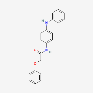 molecular formula C20H18N2O2 B5861016 N-(4-anilinophenyl)-2-phenoxyacetamide 