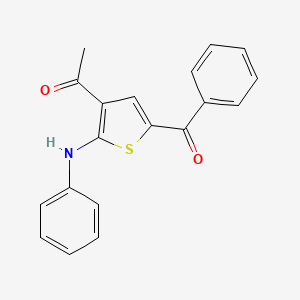 1-(2-anilino-5-benzoyl-3-thienyl)ethanone