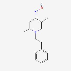 2,5-dimethyl-1-(2-phenylethyl)-4-piperidinone oxime