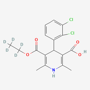 molecular formula C17H17Cl2NO4 B586106 O-Desmethyl Felodipine-d5 CAS No. 1794827-40-9