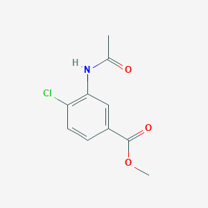 molecular formula C10H10ClNO3 B5861082 methyl 3-(acetylamino)-4-chlorobenzoate 
