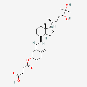 molecular formula C31H48O6 B586112 24,25-Dihydroxy Vitamin D3 3-Hemisuccinate CAS No. 76763-28-5