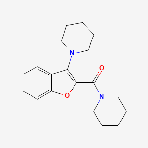 1-{[3-(1-piperidinyl)-1-benzofuran-2-yl]carbonyl}piperidine