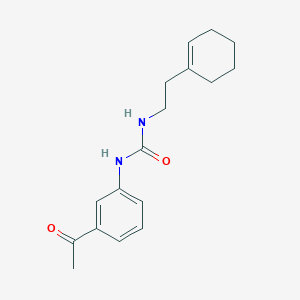N-(3-acetylphenyl)-N'-[2-(1-cyclohexen-1-yl)ethyl]urea