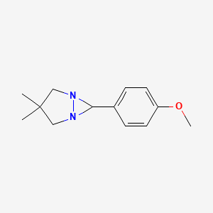 6-(4-methoxyphenyl)-3,3-dimethyl-1,5-diazabicyclo[3.1.0]hexane