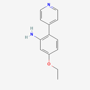 molecular formula C13H14N2O B586124 5-Ethoxy-2-(pyridin-4-yl)aniline CAS No. 158461-65-5