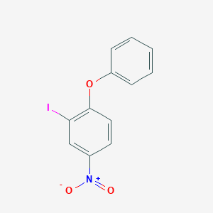 molecular formula C12H8INO3 B5861254 2-碘-4-硝基-1-苯氧基苯 