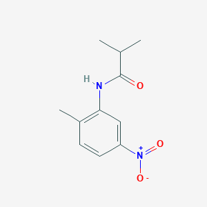 molecular formula C11H14N2O3 B5861295 2-methyl-N-(2-methyl-5-nitrophenyl)propanamide 