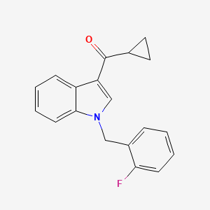 cyclopropyl[1-(2-fluorobenzyl)-1H-indol-3-yl]methanone