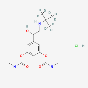 molecular formula C18H30ClN3O5 B586135 班布特罗-d9 盐酸盐 CAS No. 1794810-59-5